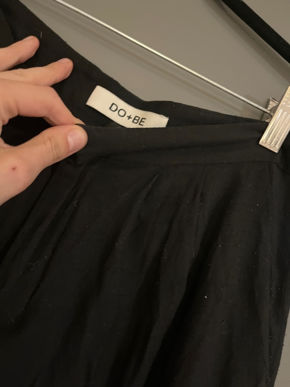 Do + be light flowy black trousers - Picture 3 of 4